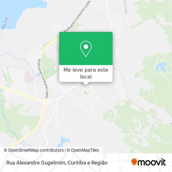 Rua Alexandre Gugelmim mapa