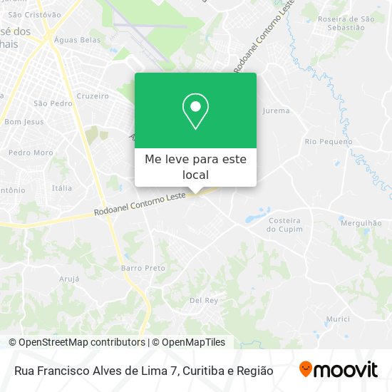 Rua Francisco Alves de Lima 7 mapa