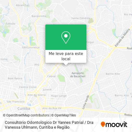 Consultório Odontológico Dr Yannes Patrial / Dra Vanessa Uhlmann mapa