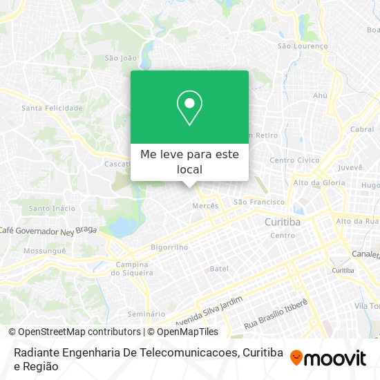 Radiante Engenharia De Telecomunicacoes mapa