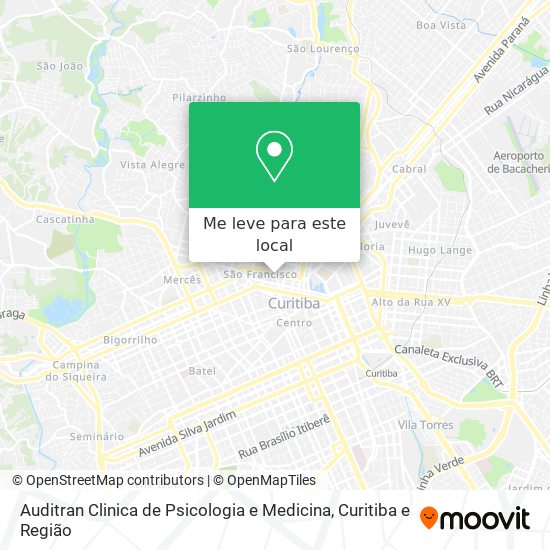 Auditran Clinica de Psicologia e Medicina mapa