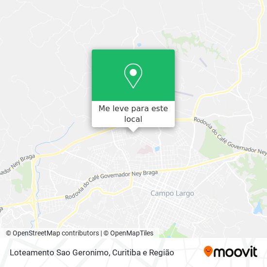 Loteamento Sao Geronimo mapa