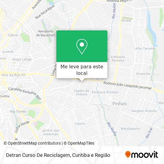 Detran Curso De Reciclagem mapa