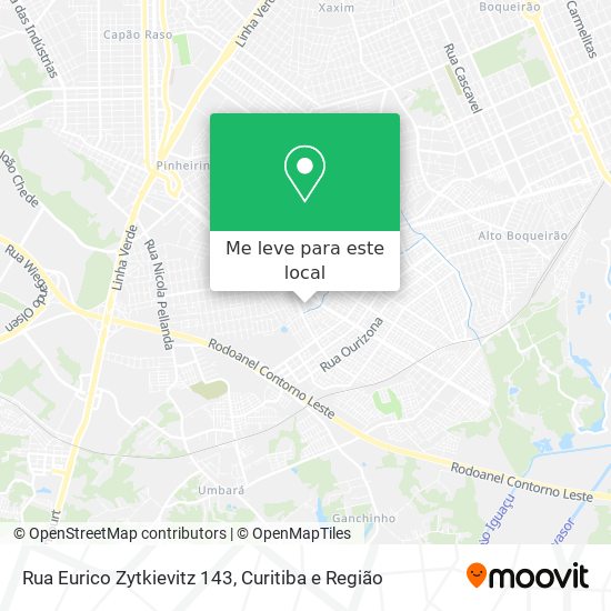 Rua Eurico Zytkievitz 143 mapa