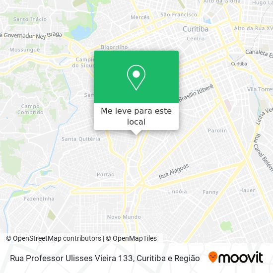 Rua Professor Ulisses Vieira 133 mapa