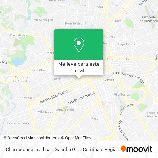 Churrascaria Tradição Gaúcha Grill mapa