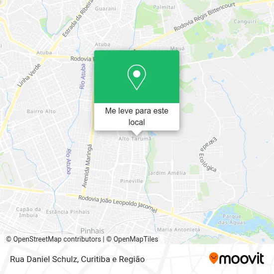 Rua Daniel Schulz mapa