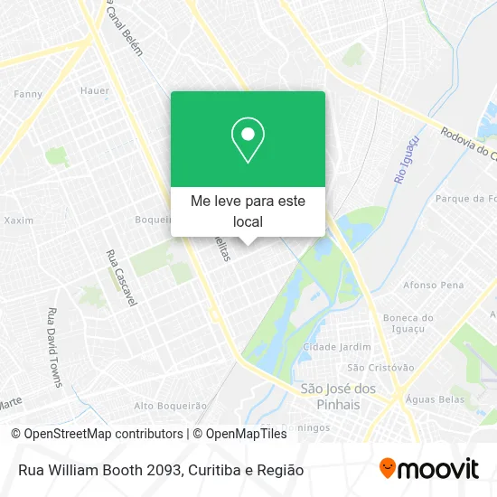 Rua William Booth 2093 mapa