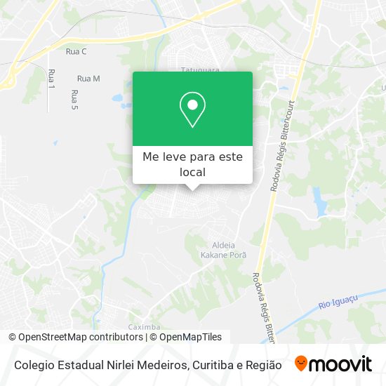 Colegio Estadual Nirlei Medeiros mapa