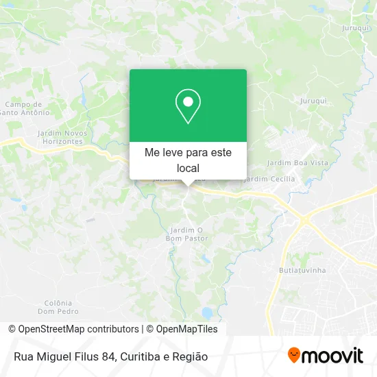 Rua Miguel Filus 84 mapa