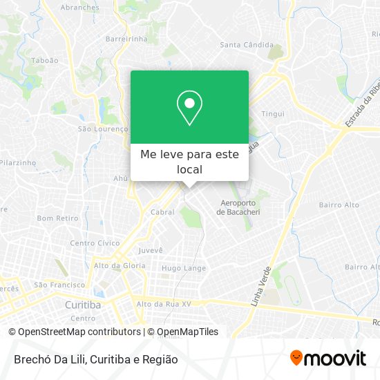 Brechó Da Lili mapa