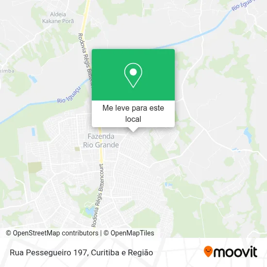 Rua Pessegueiro 197 mapa
