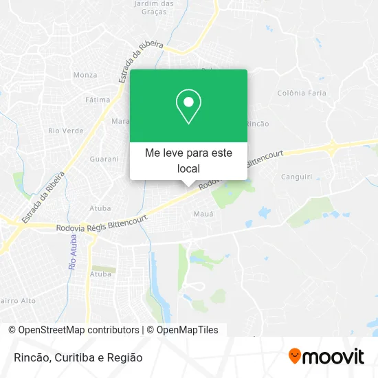 Rincão mapa