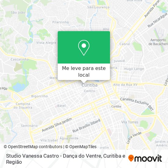 Studio Vanessa Castro - Dança do Ventre mapa