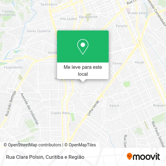 Rua Clara Polsin mapa