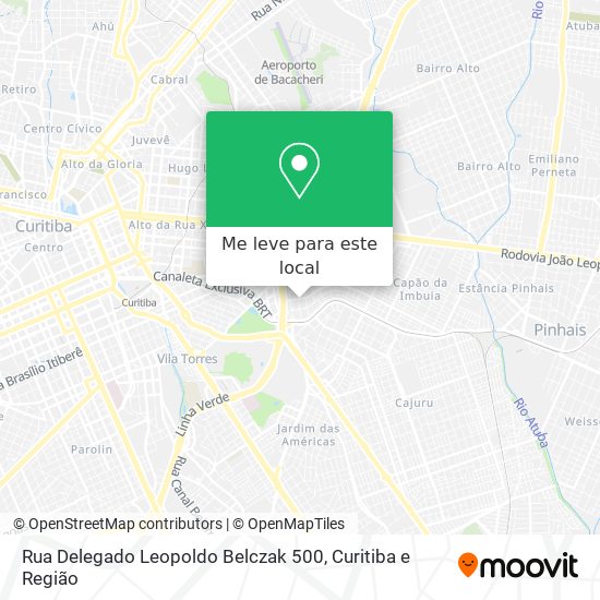 Rua Delegado Leopoldo Belczak 500 mapa