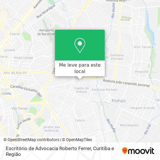 Escritório de Advocacia Roberto Ferrer mapa