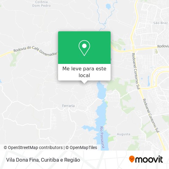 Vila Dona Fina mapa