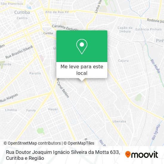 Rua Doutor Joaquim Ignácio Silveira da Motta 633 mapa
