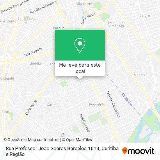 Rua Professor João Soares Barcelos 1614 mapa