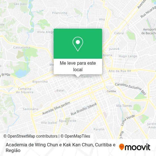 Academia de Wing Chun e Kak Kan Chun mapa