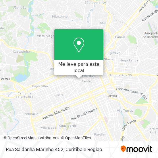 Rua Saldanha Marinho 452 mapa