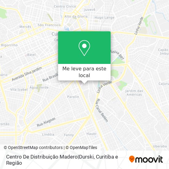 Centro De Distribuição Madero|Durski mapa