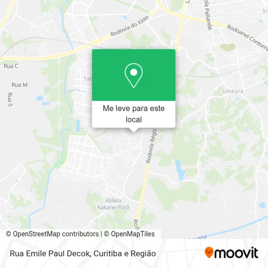 Rua Emile Paul Decok mapa