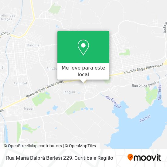 Rua Maria Dalprá Berlesi 229 mapa