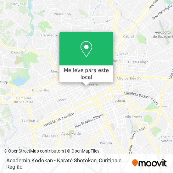 Academia Kodokan - Karatê Shotokan mapa