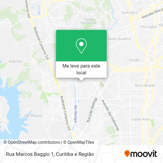 Rua Marcos Baggio 1 mapa