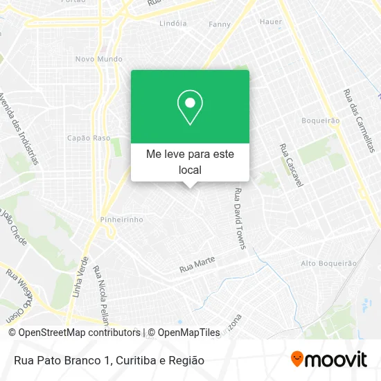 Rua Pato Branco 1 mapa