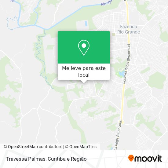 Travessa Palmas mapa
