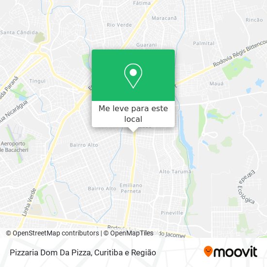 Pizzaria Dom Da Pizza mapa