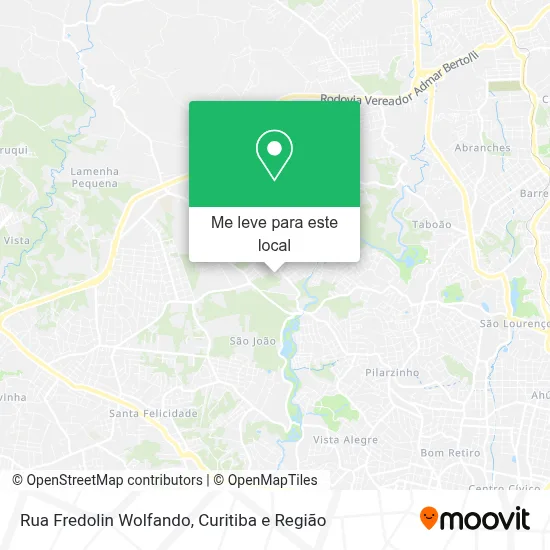 Rua Fredolin Wolfando mapa