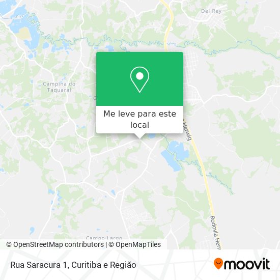 Rua Saracura 1 mapa