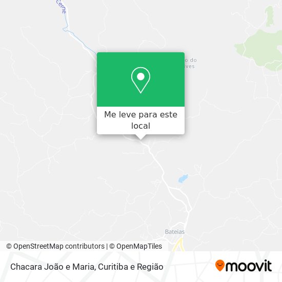 Chacara João e Maria mapa