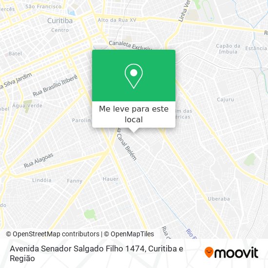 Avenida Senador Salgado Filho 1474 mapa