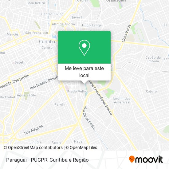 Paraguai - PUCPR mapa