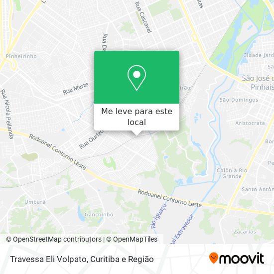 Travessa Eli Volpato mapa