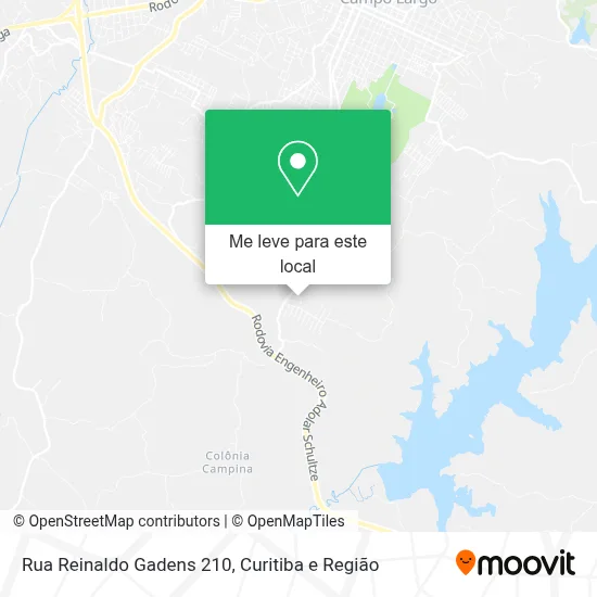 Rua Reinaldo Gadens 210 mapa