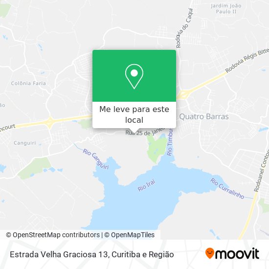 Estrada Velha Graciosa 13 mapa