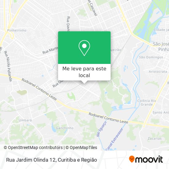 Rua Jardim Olinda 12 mapa