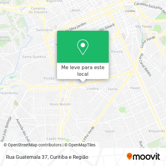 Rua Guatemala 37 mapa