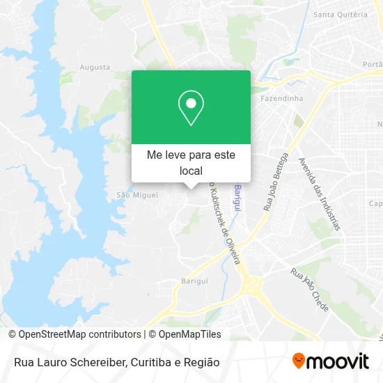 Rua Lauro Schereiber mapa