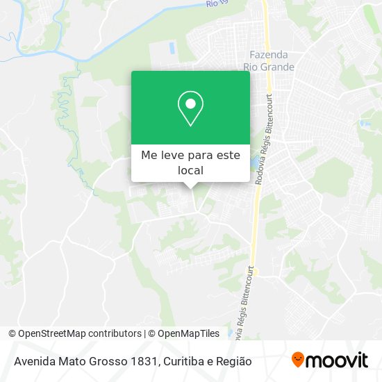 Avenida Mato Grosso 1831 mapa