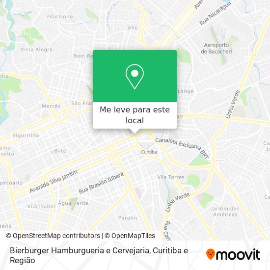 Bierburger Hamburgueria e Cervejaria mapa