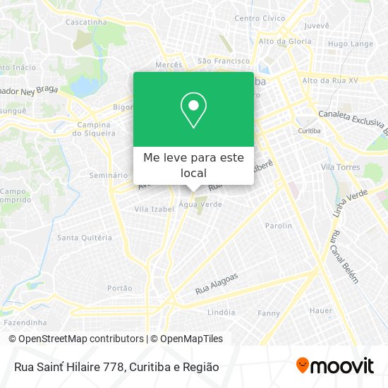 Rua Sainť Hilaire 778 mapa