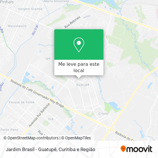 Jardim Brasil - Guatupê mapa