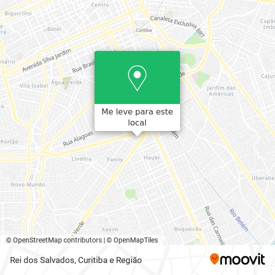Rei dos Salvados mapa